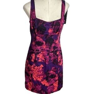 Tahari Floral Mini Dress